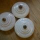 Lot de 3 globes en verre à suspendre