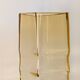 Amber glass vase