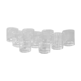 Mini octagonal shot glasses
