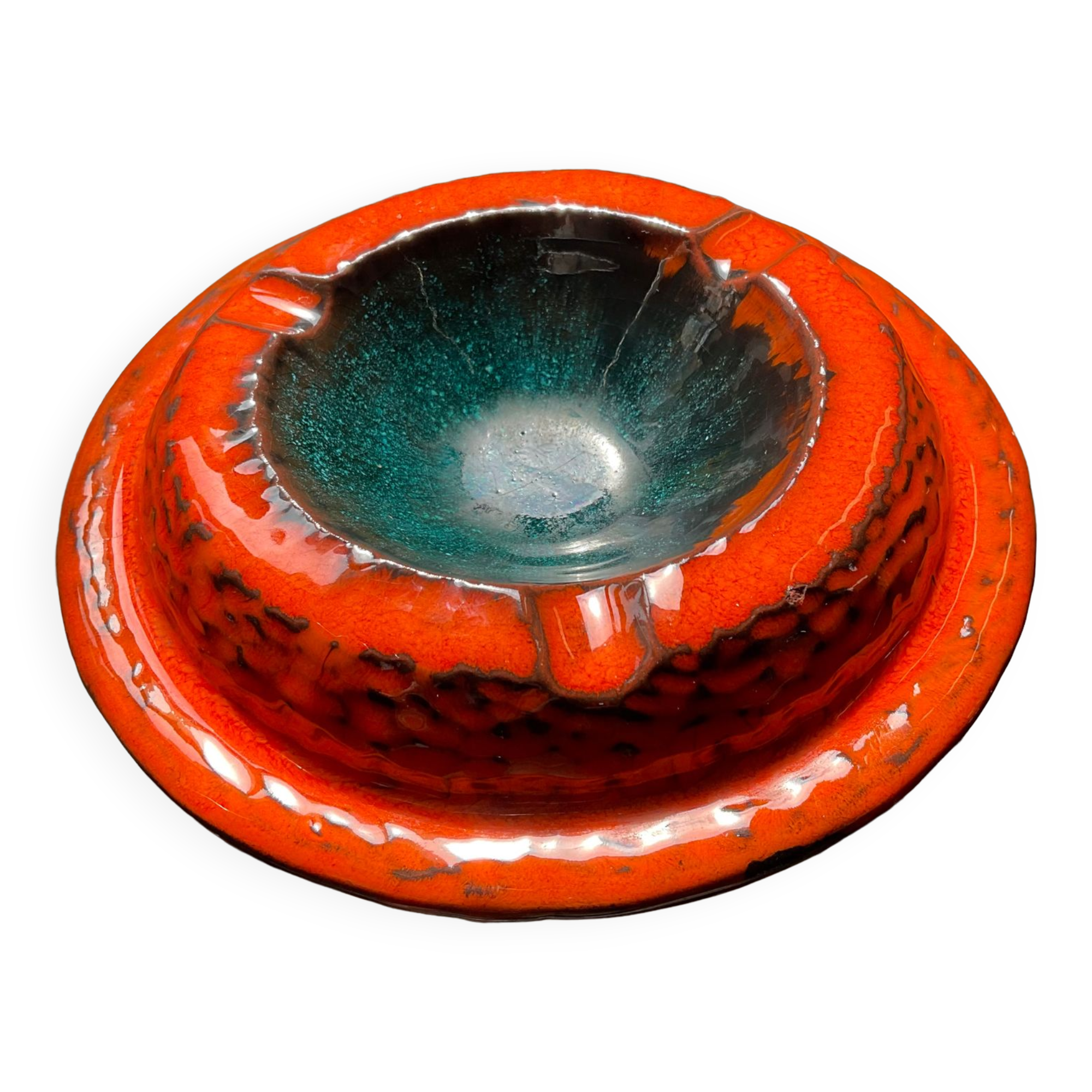 Empty vintage ceramic pocket 70s