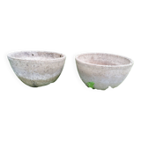 Pair of cement planters