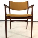 Scandinavian teak office armchair 1960