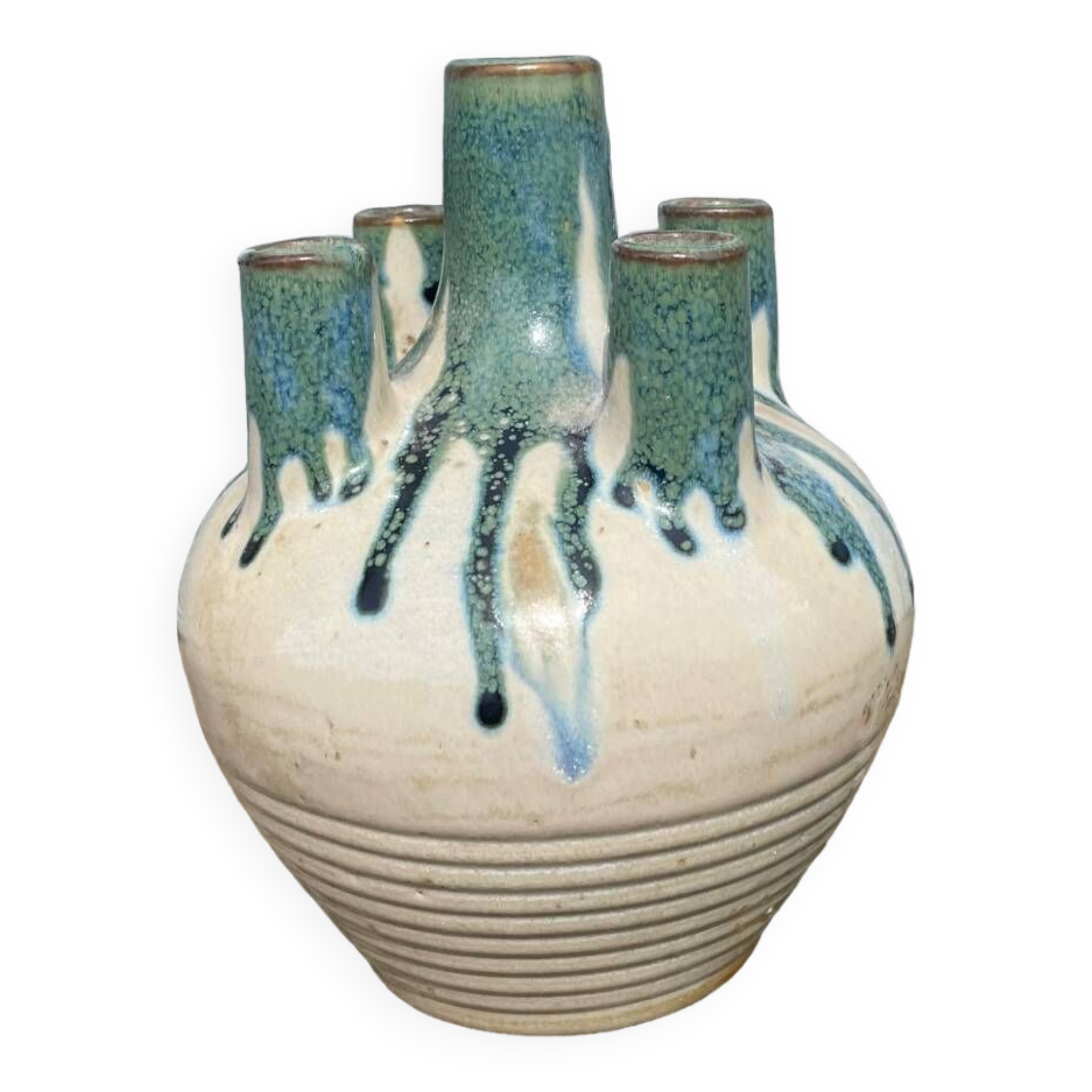 Terracotta vase soliflore