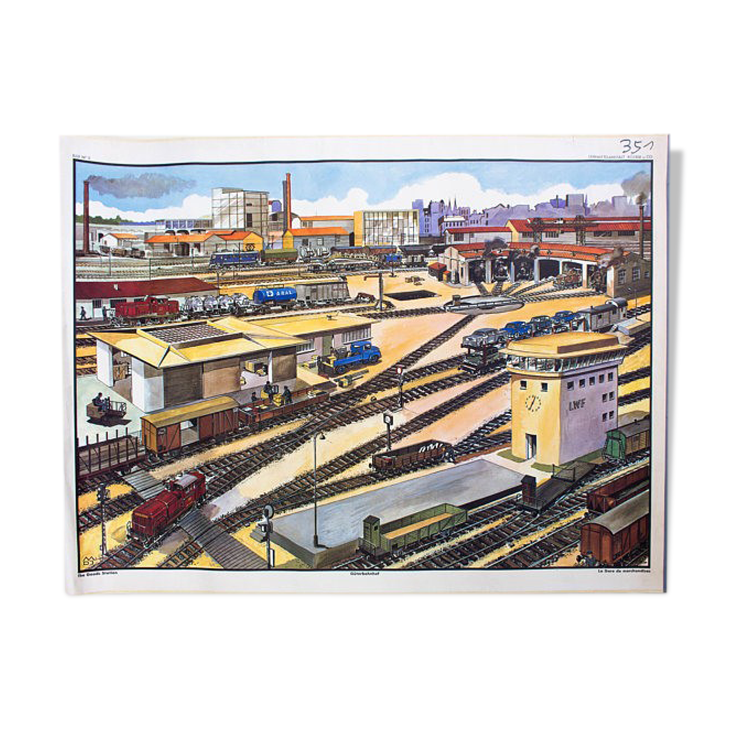 Gare, grille éducatif, 1965