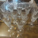 12 Baccarat champagne flutes model Carcassonne - stamped