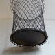Paper braided metal basket 50's