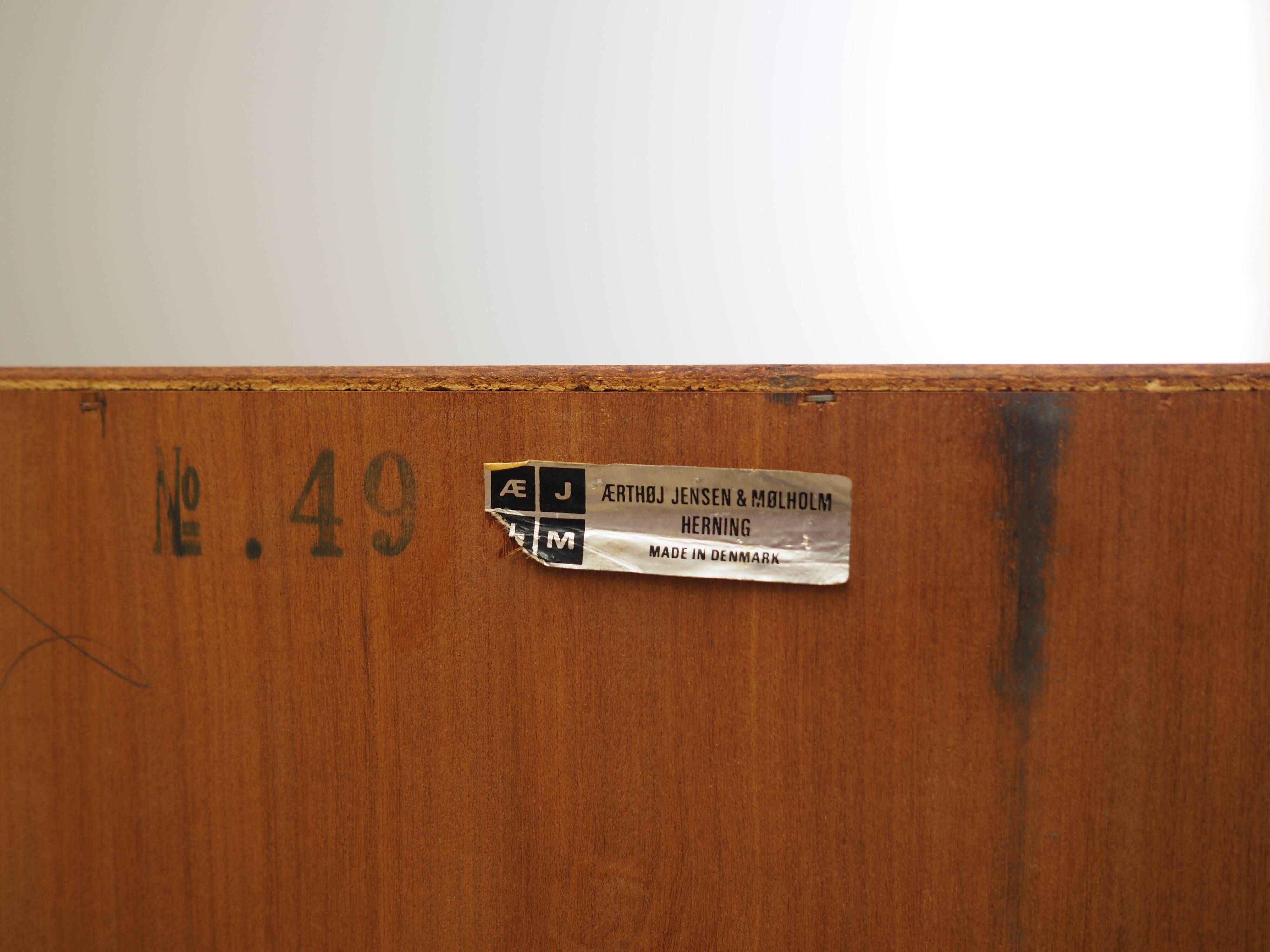 Teak sideboard, Danish design, 1970s, manufacturer Aerthoj Jensen & Molholm Herning