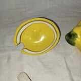 Lemon confit jar – Glazed earthenware – 1960s–70s – Vintage