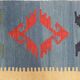 Large Yellow Kilim Rug, Gold Geometric Tribal Wool Carpet 300 x 202 cm