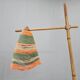 Rare Midcentury Floor Bambnoo and String Lamp, 1960s