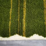 Moroccan green and gold wool rug 150cmx250cm