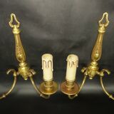 Pair of Louis XVI style wall lights