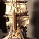 Wooden boat model the 70s Victory