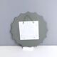 Postmodern Sun Shaped Bronze Wall Mirror in the Style of Cristal Art, Italy