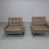 Florence Knoll lounge chairs model 65a for Knoll International.