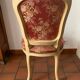 Bergère armchair and chair