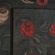 Antique painted pine wardrobe – Austro-Hungarian Empire, Year 1835