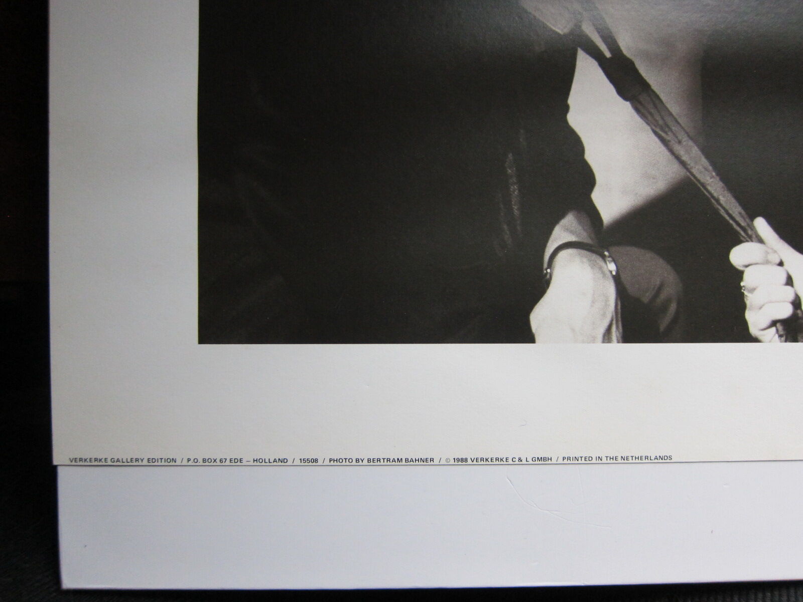 Photo encadrée reproduction Bertram Bahner Verkerke 1988