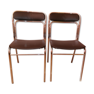 Paire de chaises vintage