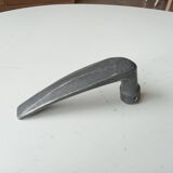 Art Deco door handle lever in solid aluminium