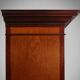 Exquisite Empire Style library cabinet with glass doors, Belgium, 1950s