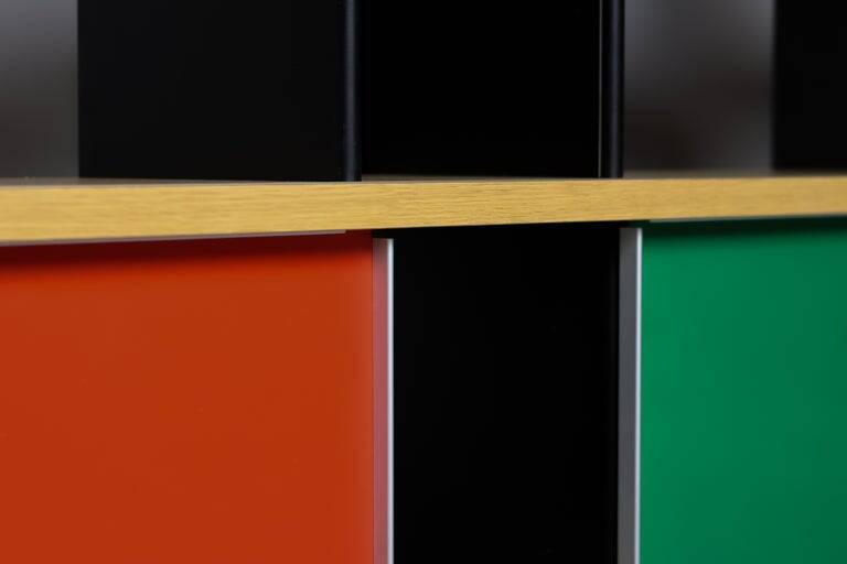 Cassina "Nuage" shelving unit by Charlotte Perriand — numbered edition no. 695