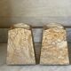 Art Deco marble and onyx bookends