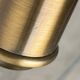 Vintage German brass patinated wall lamp with a gooseneck design by Honsel, 1970s.