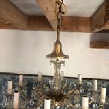 Chandelier with stamps