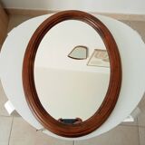 Vintage solid wood mirror