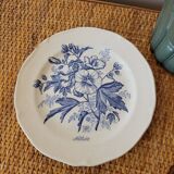 Botanical dessert plate from Gien