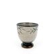 Signed glazed stoneware sake cup