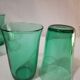 Série de 16 verres vert