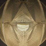 Vintage Space-Age Paul Secon nylon wire pendant lamp Sompex
