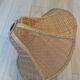 Vintage conical rattan/wicker ceiling lampshade