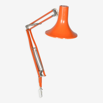 Lampe d'architecte orange