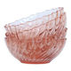 4 pink cups Arcoroc rosaline