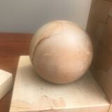 Pair of marble ball bookends