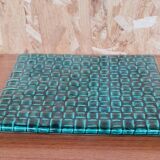 Green earthenware trivet