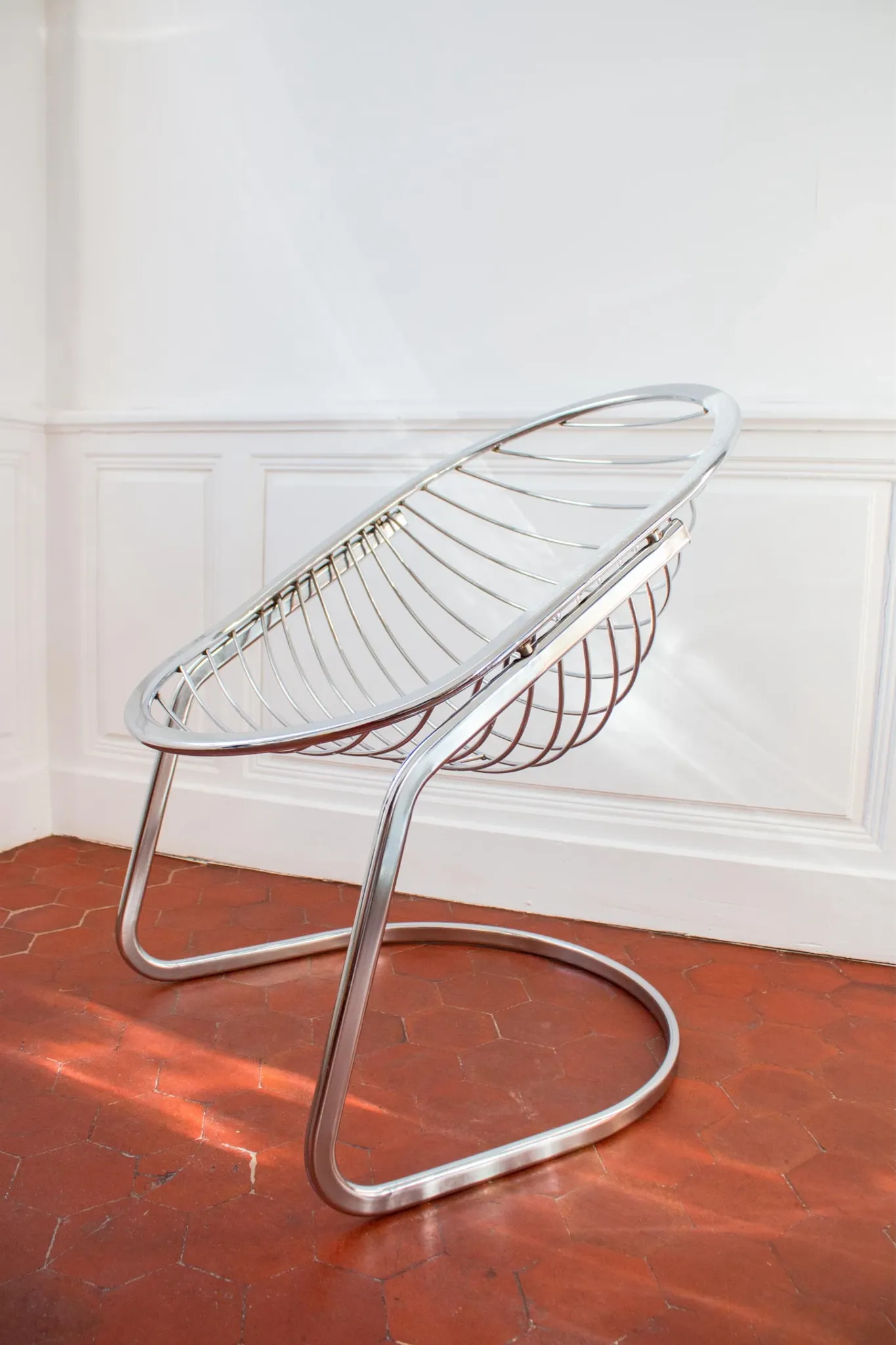 Egg chair by Gastone Rinaldi, vintage 1970s chair.