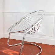 Egg chair by Gastone Rinaldi, vintage 1970s chair.