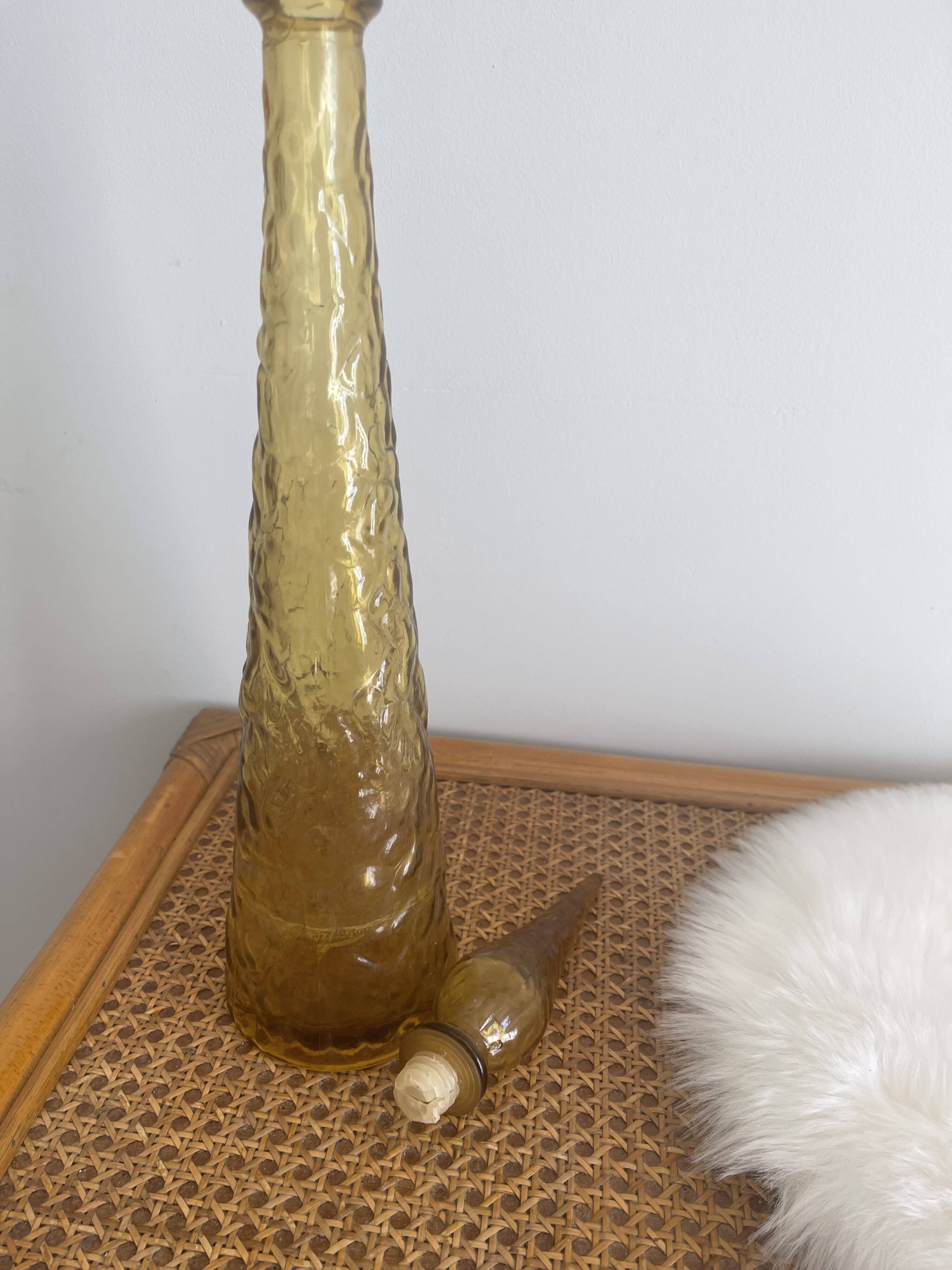 Italian glass carafe from Epoli