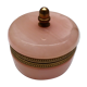Pale pink pot in alabaster