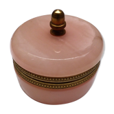 Pale pink pot in alabaster