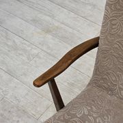 1960s, Danish armchair, furniture wool, beech wood.
