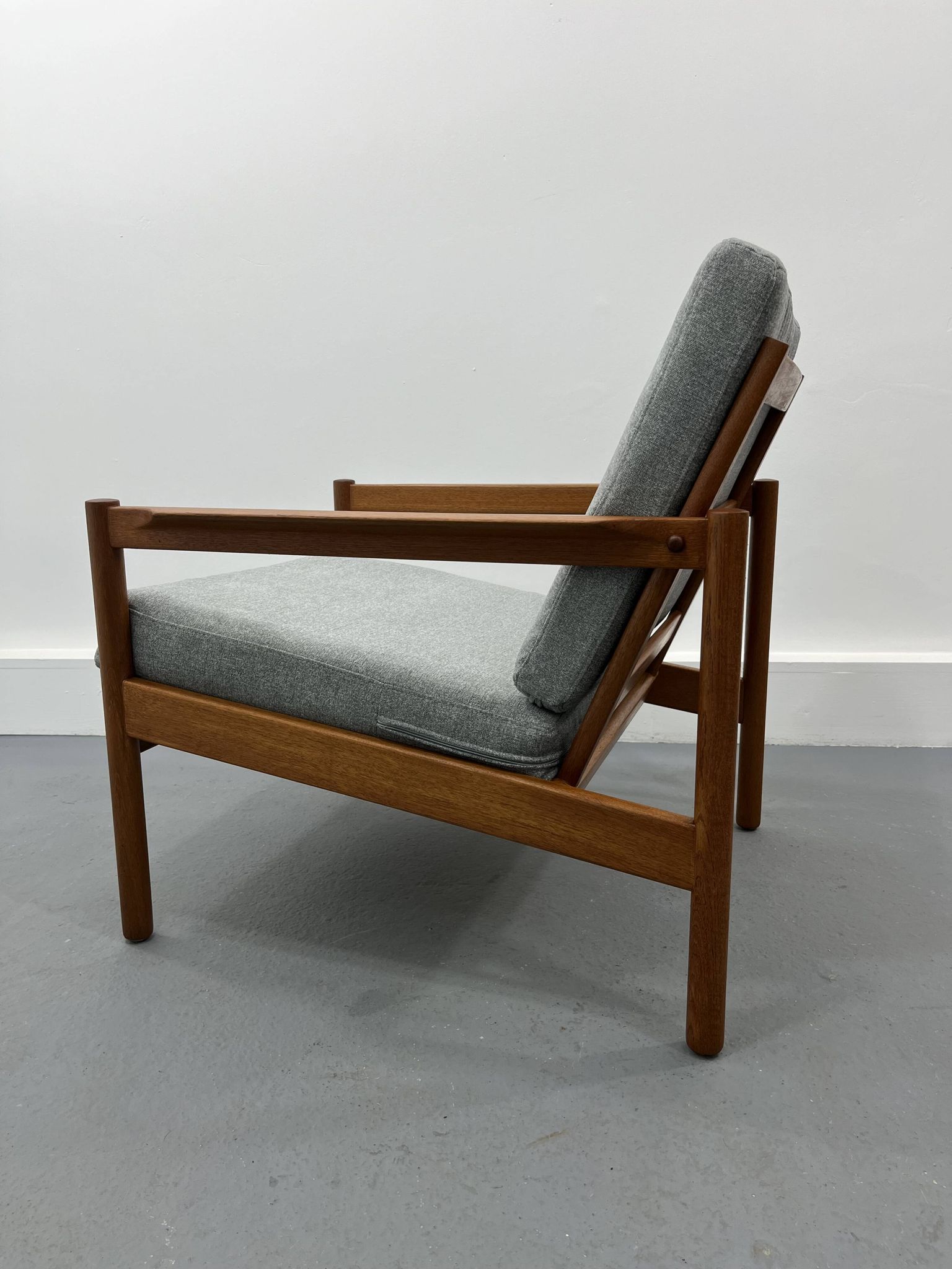 Armchair by Ib Kofod-Larsen for Magnus Olesen, 1956s