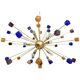 Murano glass sputnik chandelier