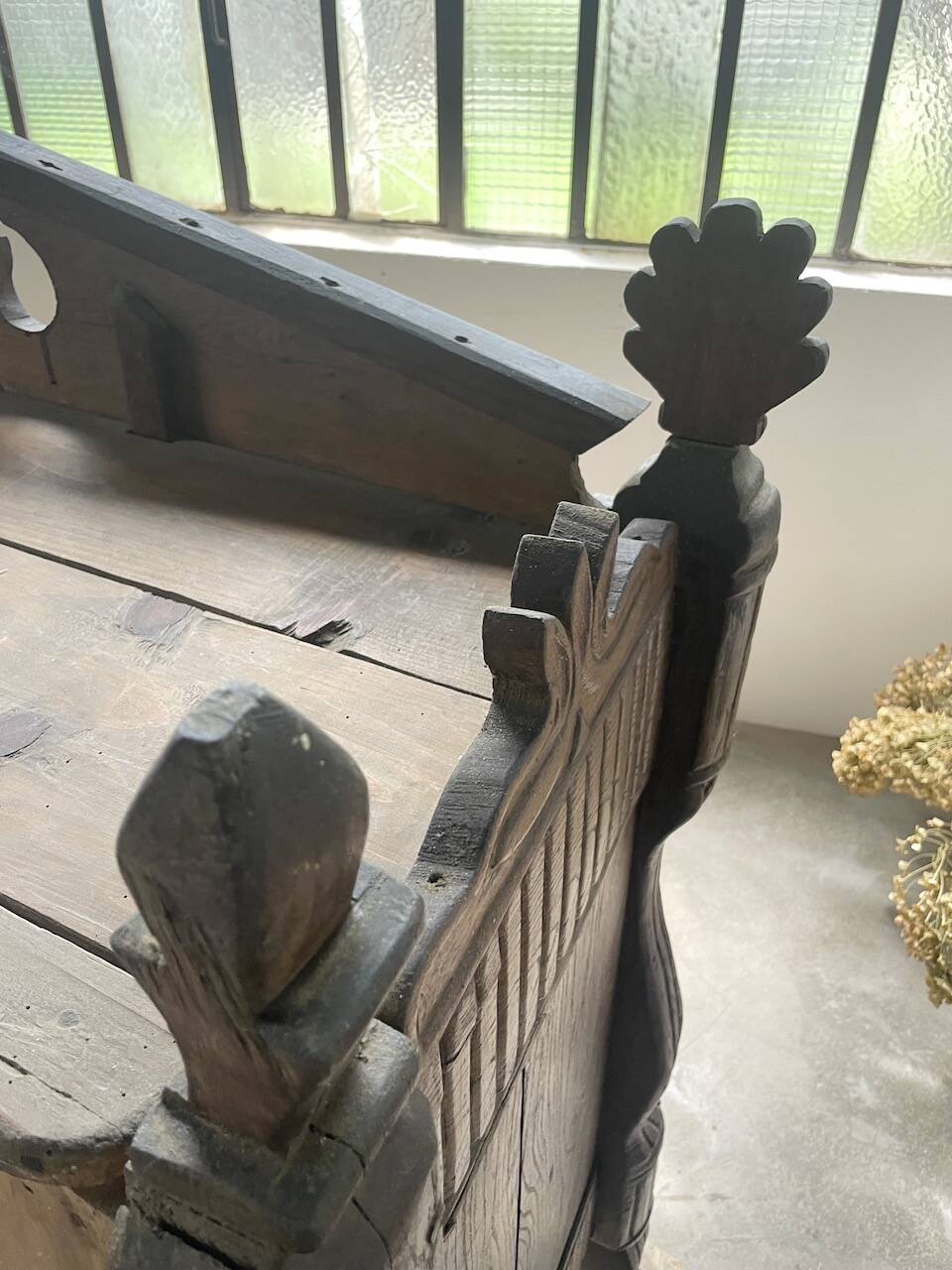 Auvergne brutalist folk art furniture 1890