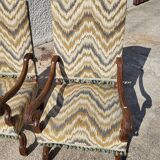 Pair of armchairs louis xiii of the xix th century