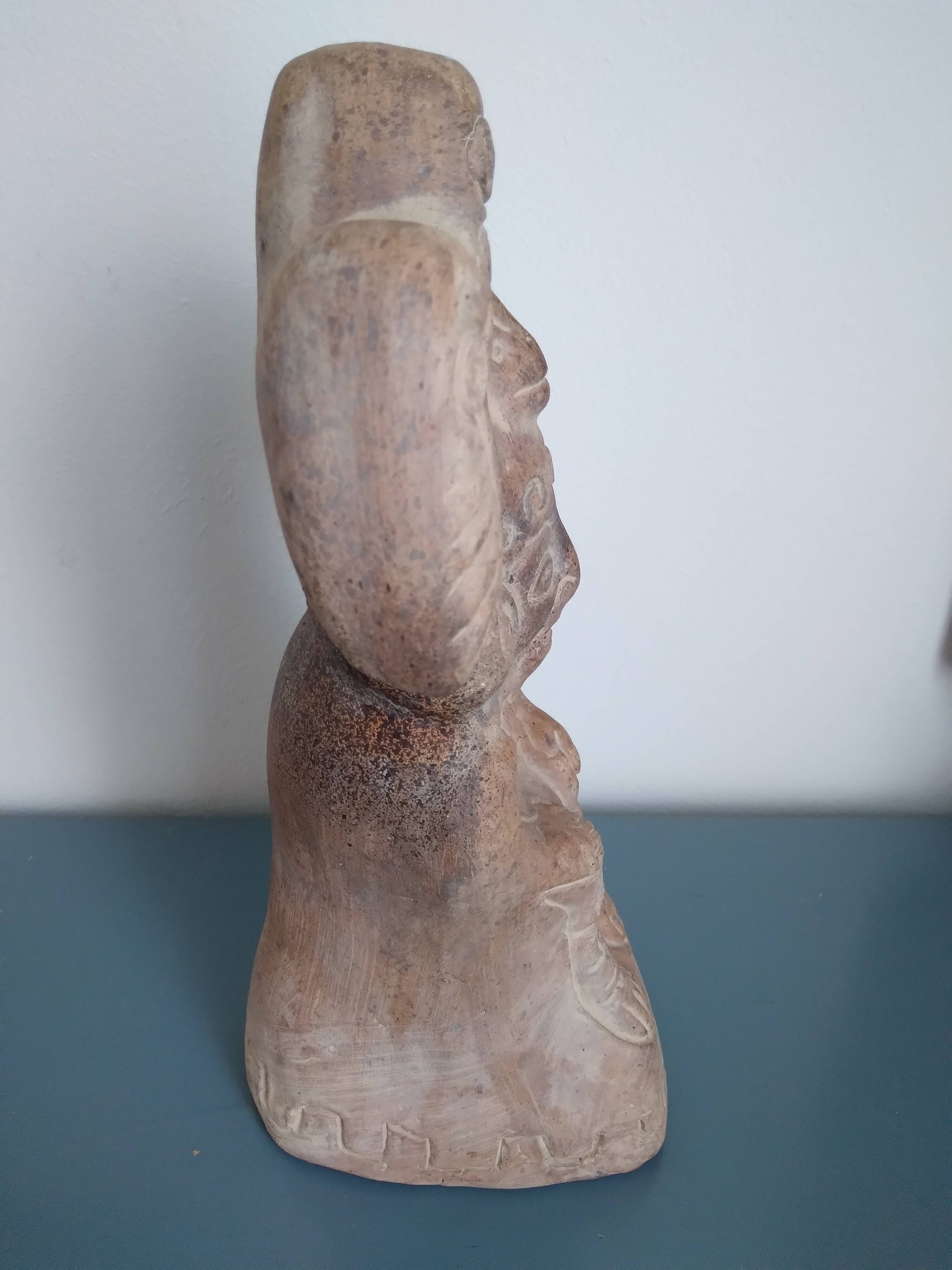 Mayan Aztec Statue Pre-Columbian Style Mexico